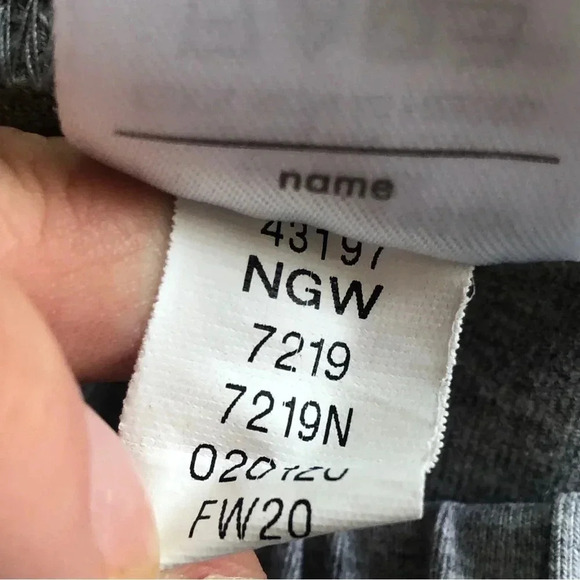 Hanna Andersson Heather Gray Classic Leggings Girls Size 12 - Picture 8 of 8